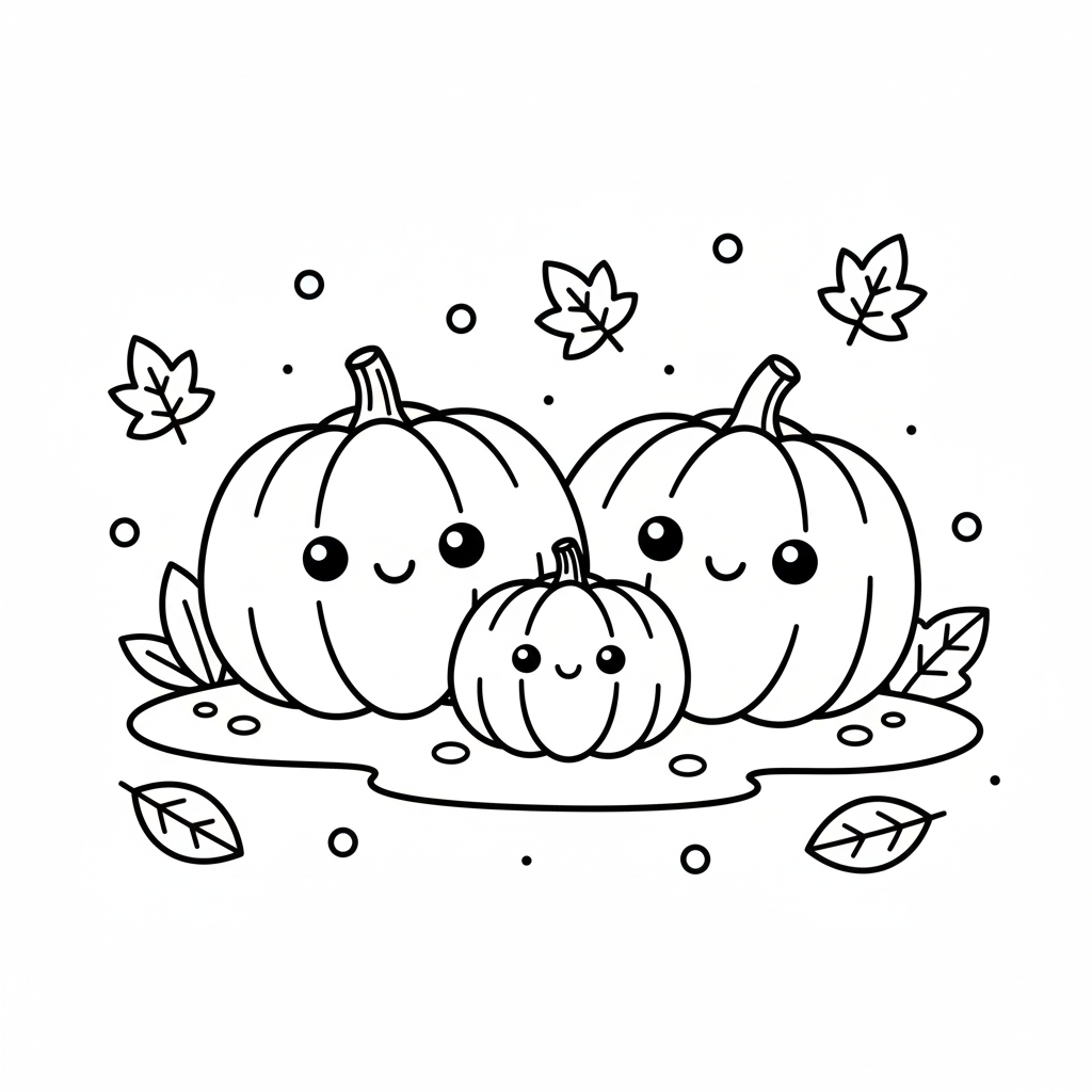 Pumpkin Patch Coloring Page