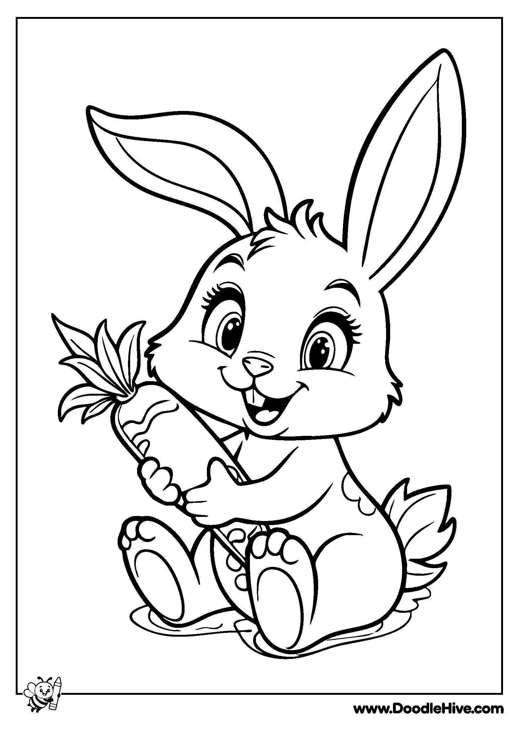 DoodleHive-Animals_Bunny_with_carrot_coloring_page