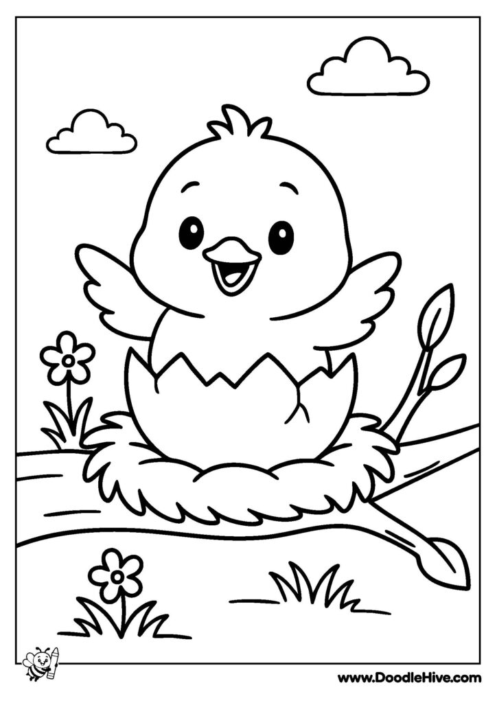 DoodleHive-Animals_cute_hatched_bird_coloring_page