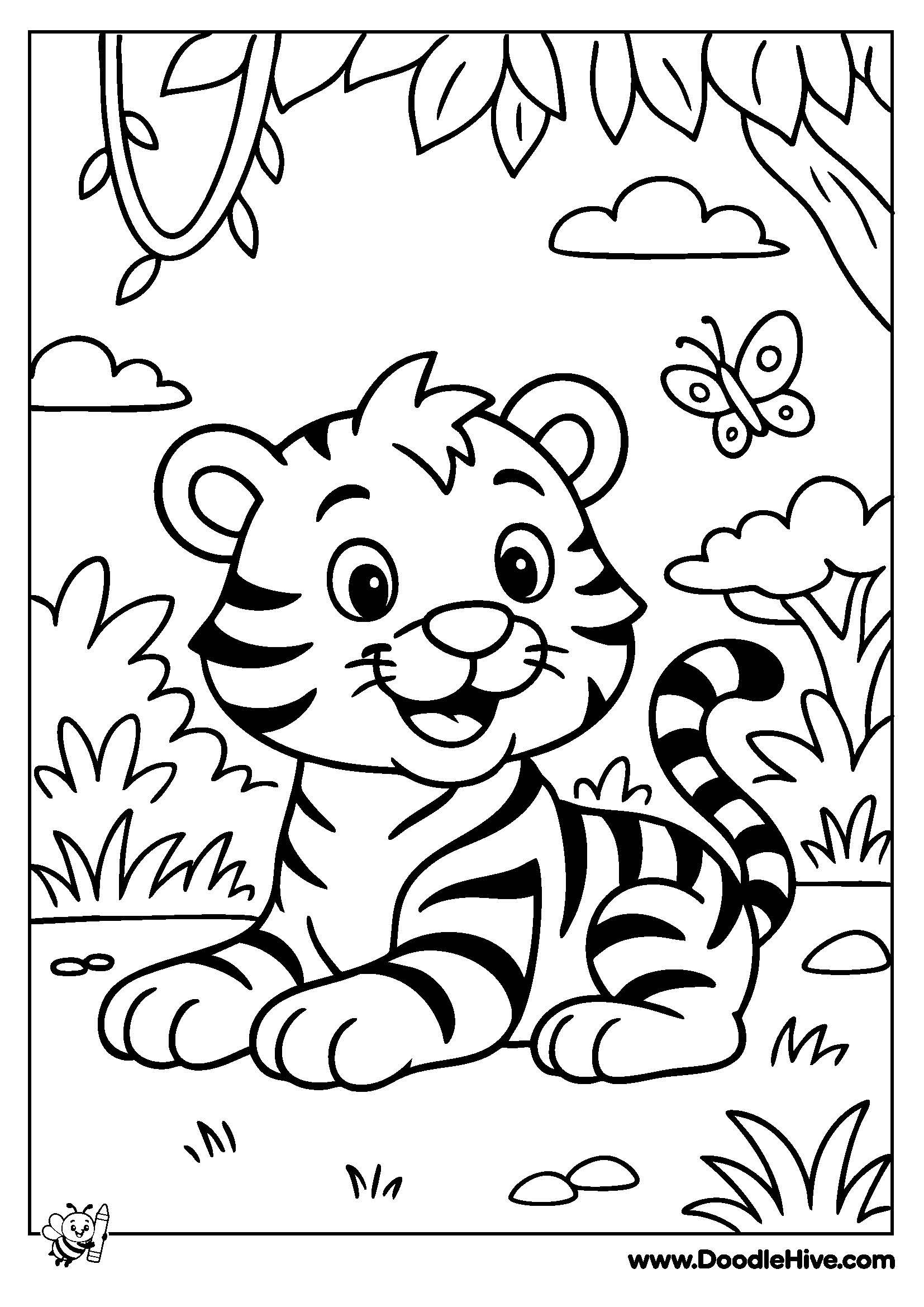 DoodleHive-Animals_cute_tiger_cub_coloring_page