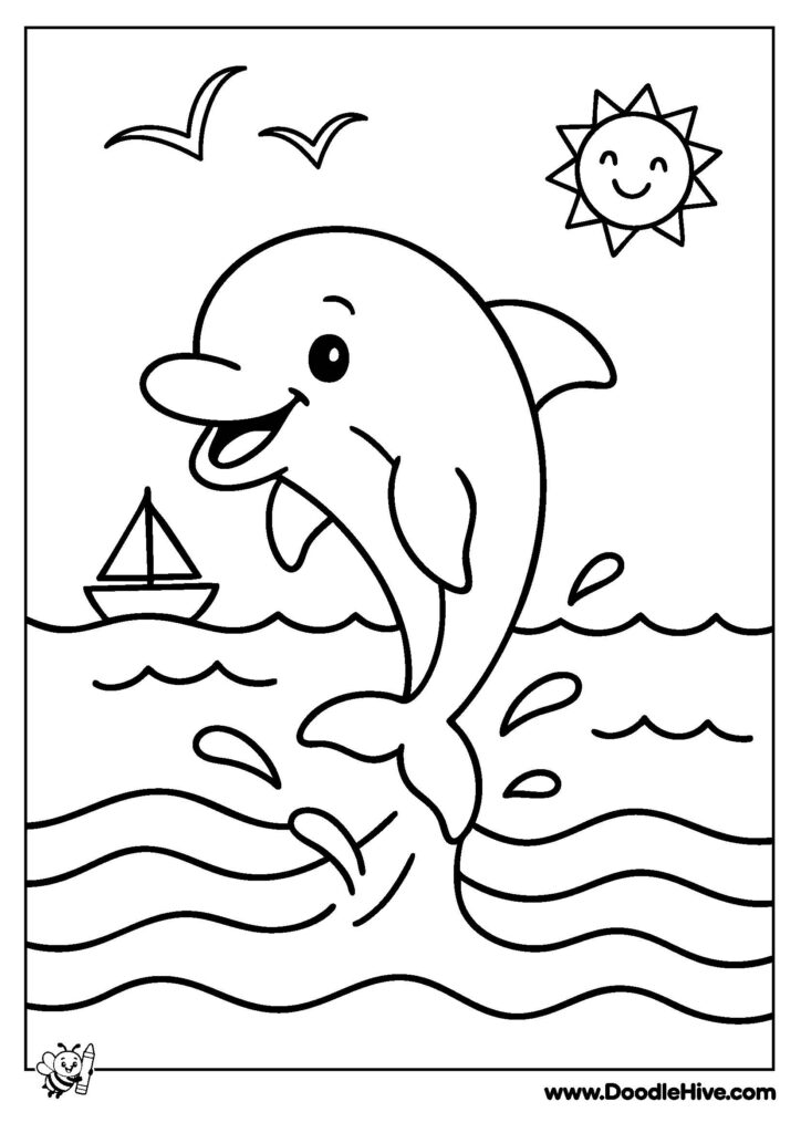 DoodleHive-Animals_dalphine_party_day_coloring_page