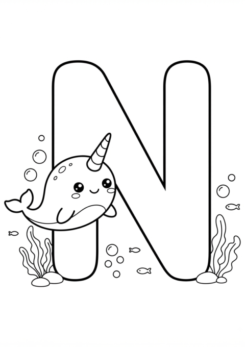 Alphabets N