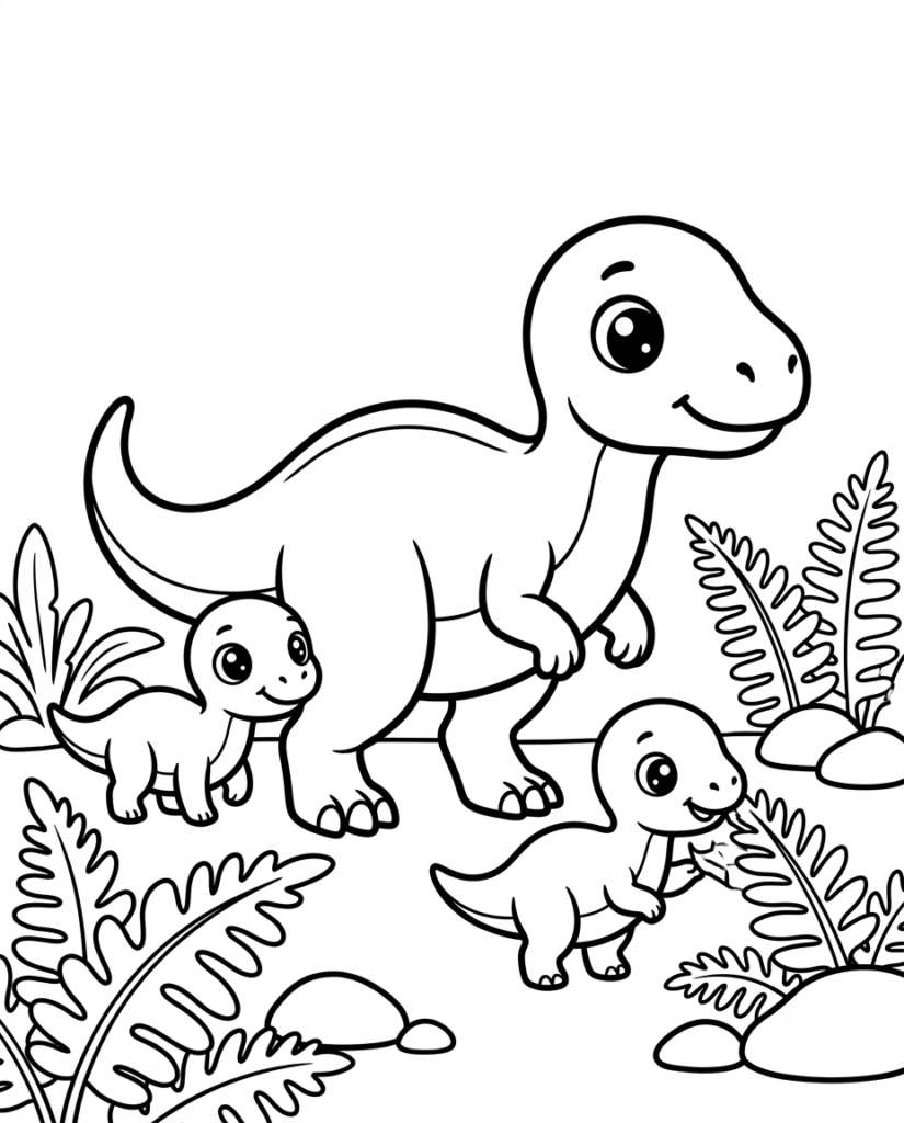 20 Free Dinosaur Coloring Pages Kids Will Love