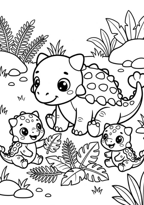 Ankylosaurus Family