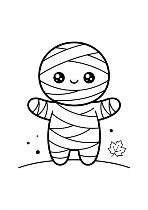 Cute Cartoon Mummy