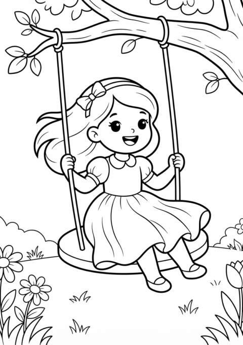 Princess And The Garden Swing