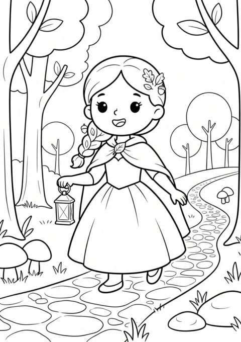 Princess And The Glowing Fireflies