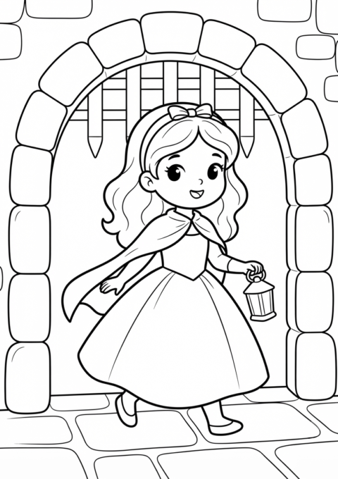 Princess At The Castle Gate