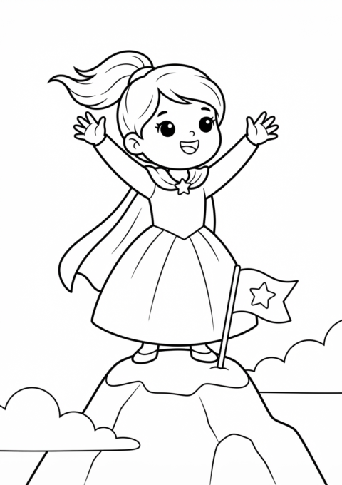 Princess At The Mountain Summit