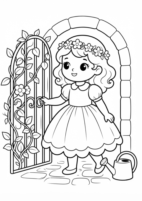 Princess Of The Enchanted Garden Gate