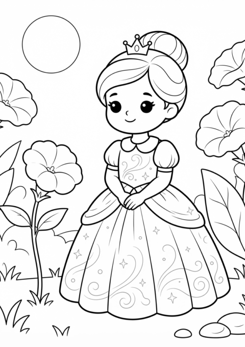 Princess Of The Moonflower Garden